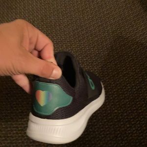 Adidas 11 1/2 black pride shoes